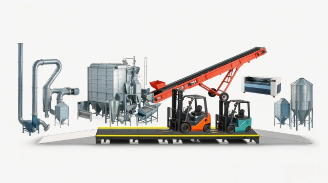 Otro equipo - Accesorios para fábrica de procesamiento de granos